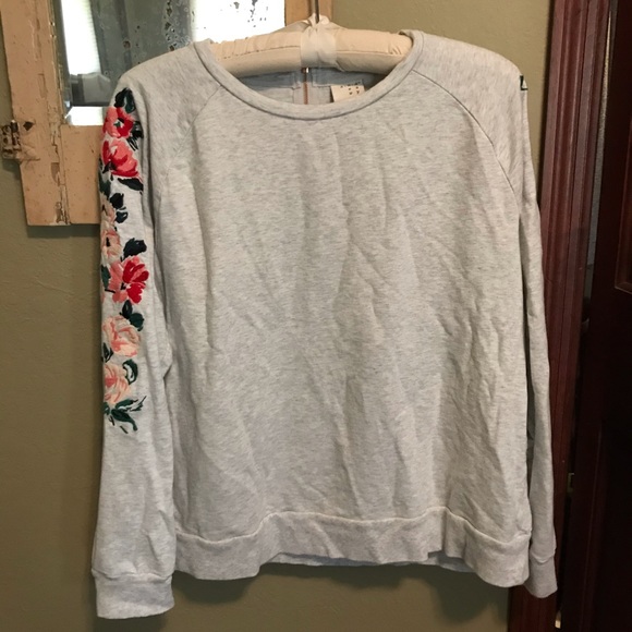 A New Day Beautiful Embroidered Sweatshirt - Picture 1 of 5